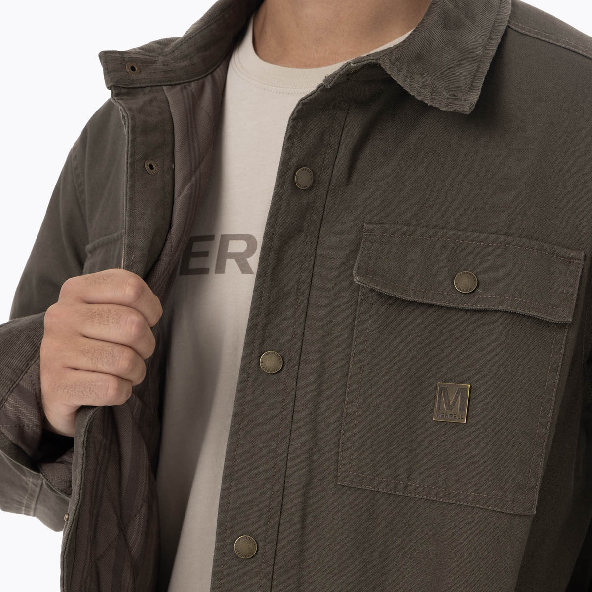 Chaqueta Hombre Charis Padded Verde Merrell