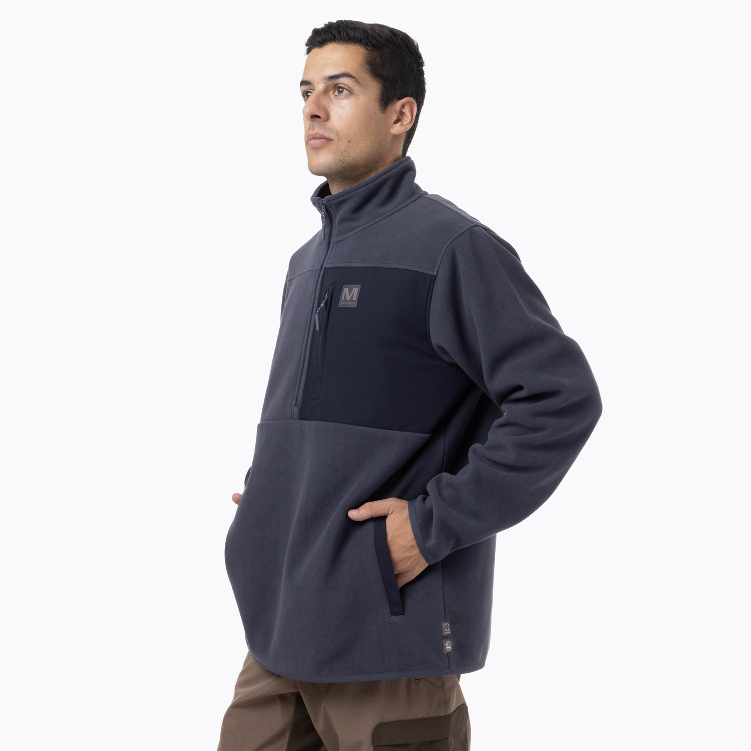 Polar Hombre Deches Snap Microfleece Azul Merrell – Merrell Chile