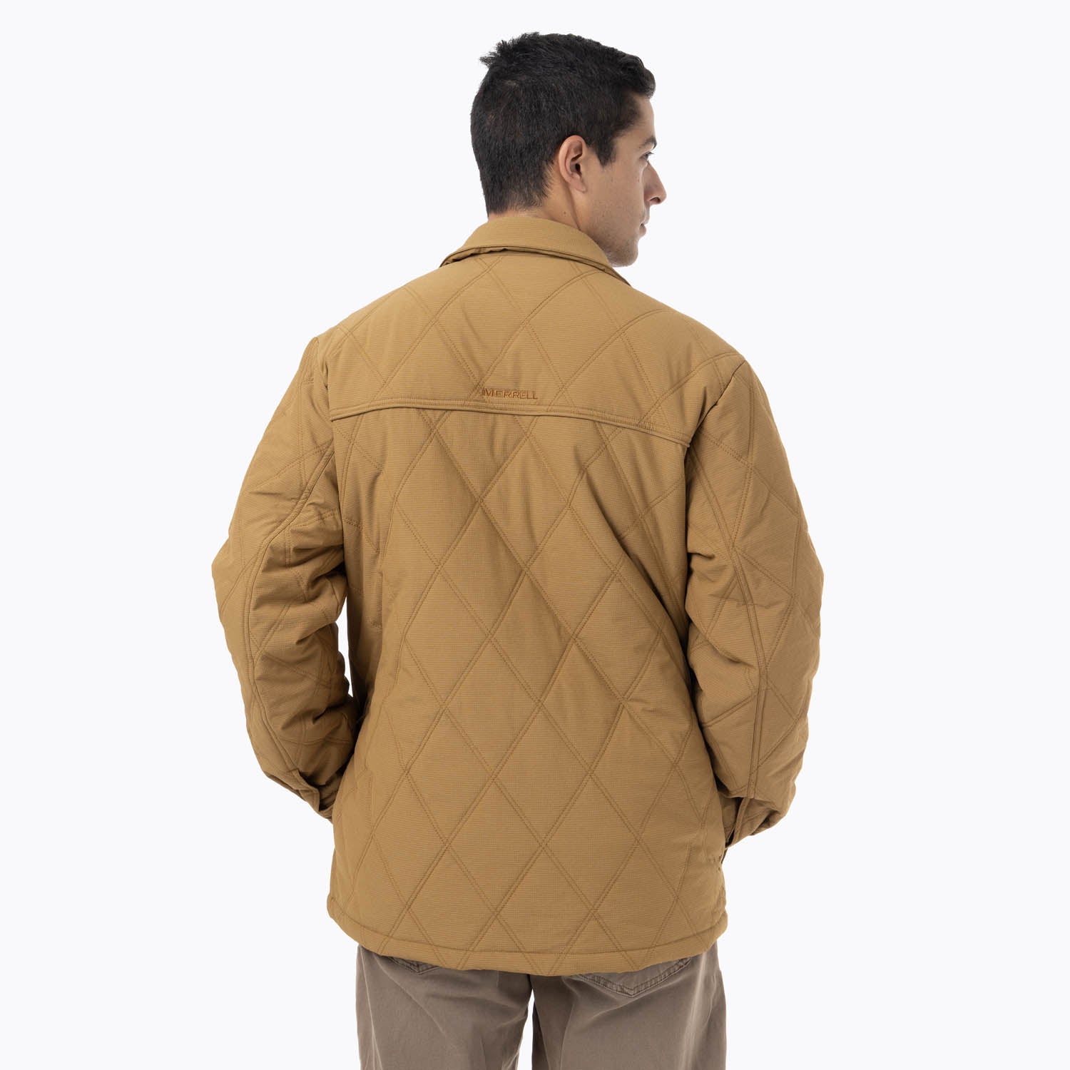 Chaqueta Hombre Halees Full Zipper Mostaza Merrell