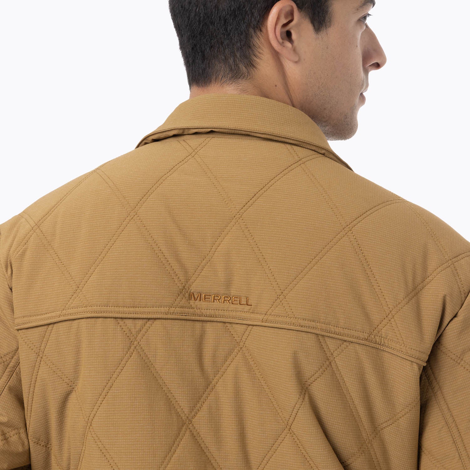 Chaqueta Hombre Halees Full Zipper Mostaza Merrell