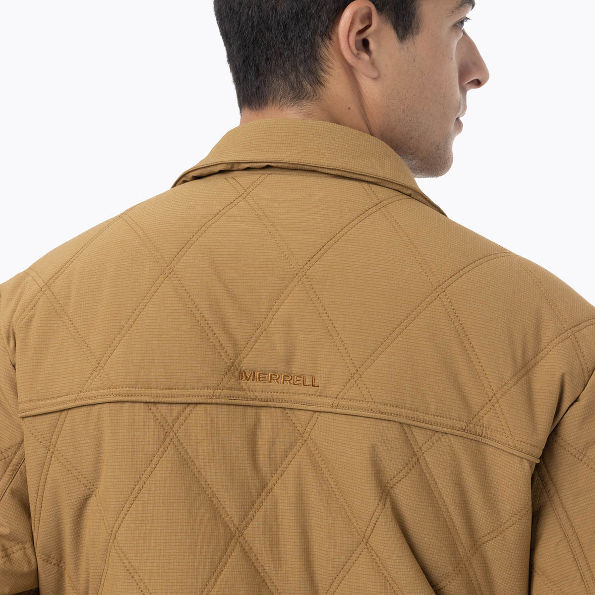 Chaqueta Hombre Halees Full Zipper Mostaza Merrell
