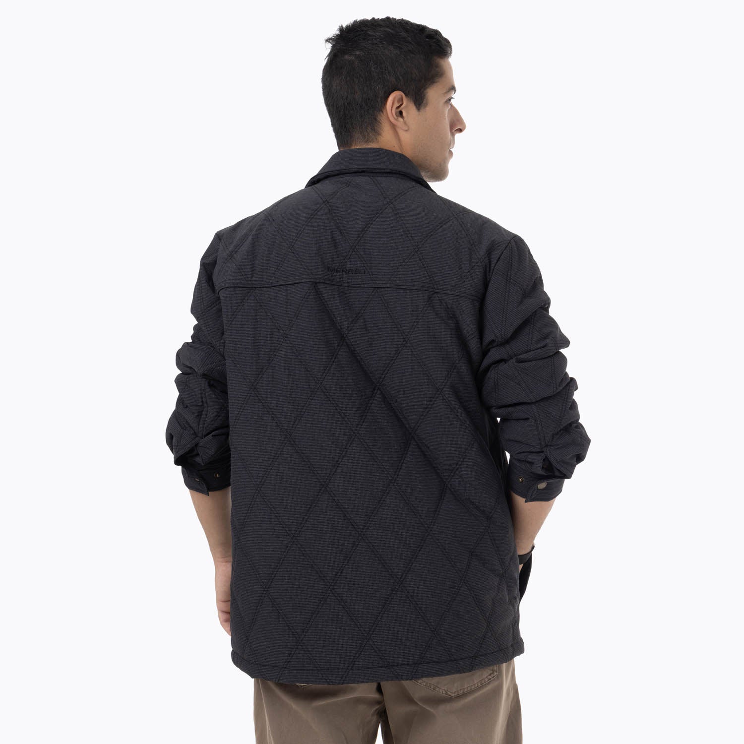 Chaqueta Hombre Halees Full Zipper Negro Merrell