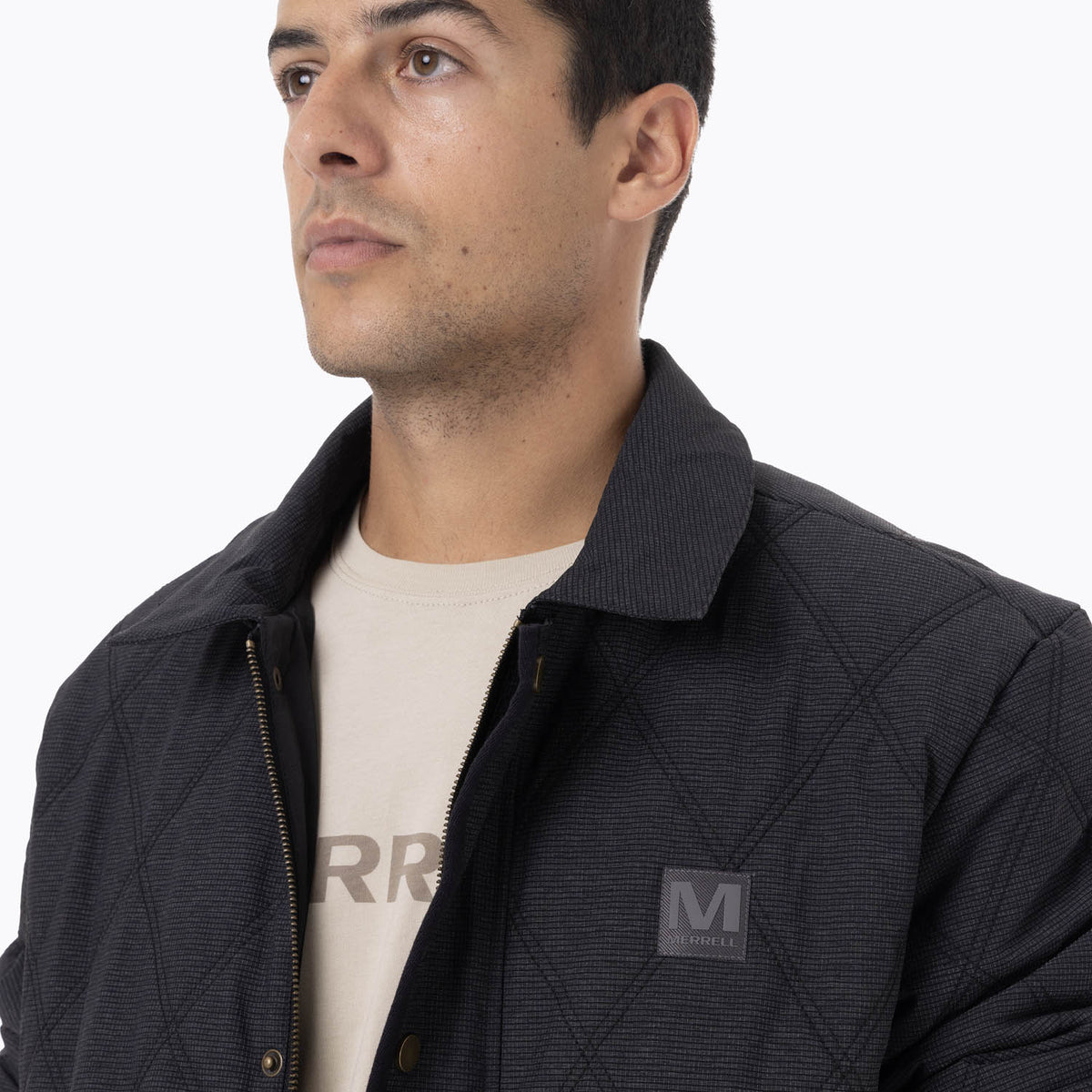 Chaqueta Hombre Halees Full Zipper Negro Merrell
