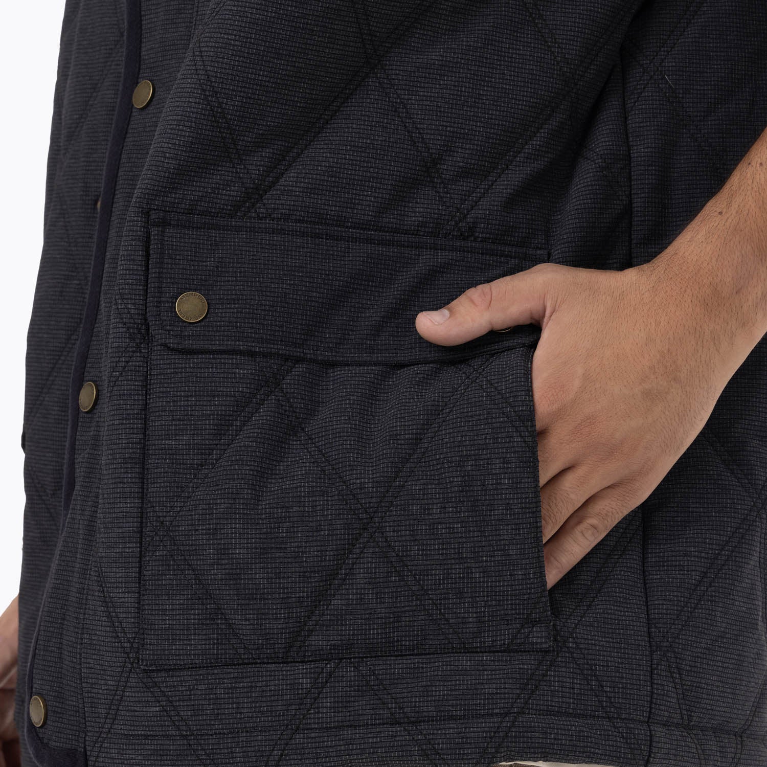 Chaqueta Hombre Halees Full Zipper Negro Merrell