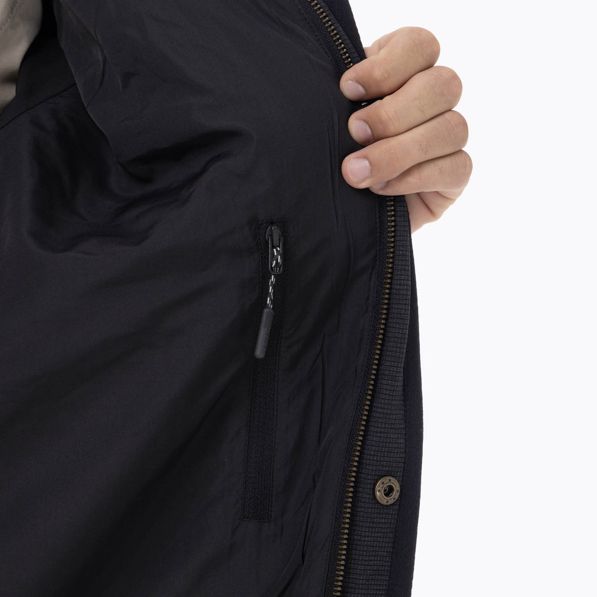 Chaqueta Hombre Halees Full Zipper Negro Merrell