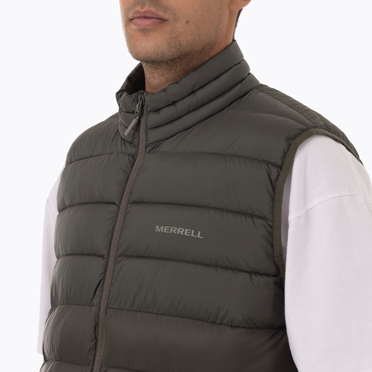 Parka Sin Mangas Hombre Hazeis Verde Merrell