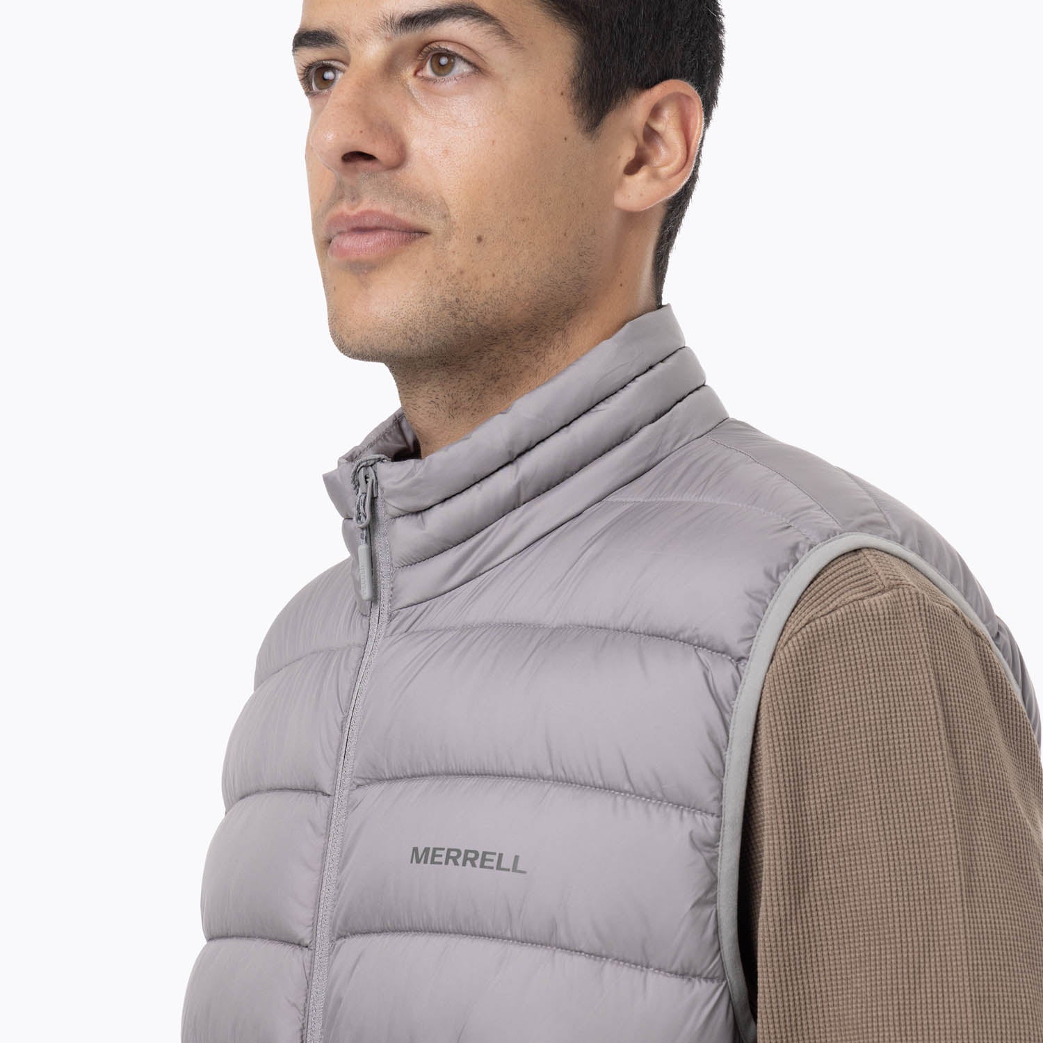 Parka Sin Mangas Hombre Hazeis Gris Merrell