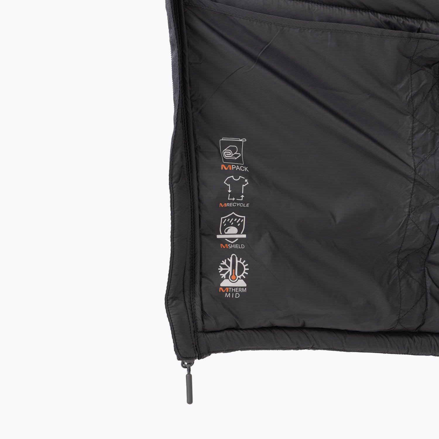 Parka Hombre Full Zipper Gris Oscuro Merrell