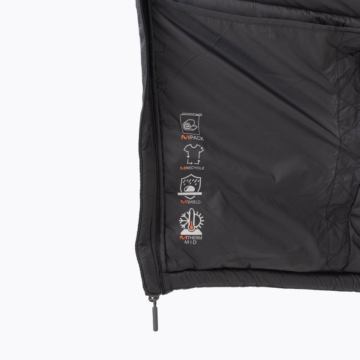 Parka Hombre Full Zipper Gris Oscuro Merrell