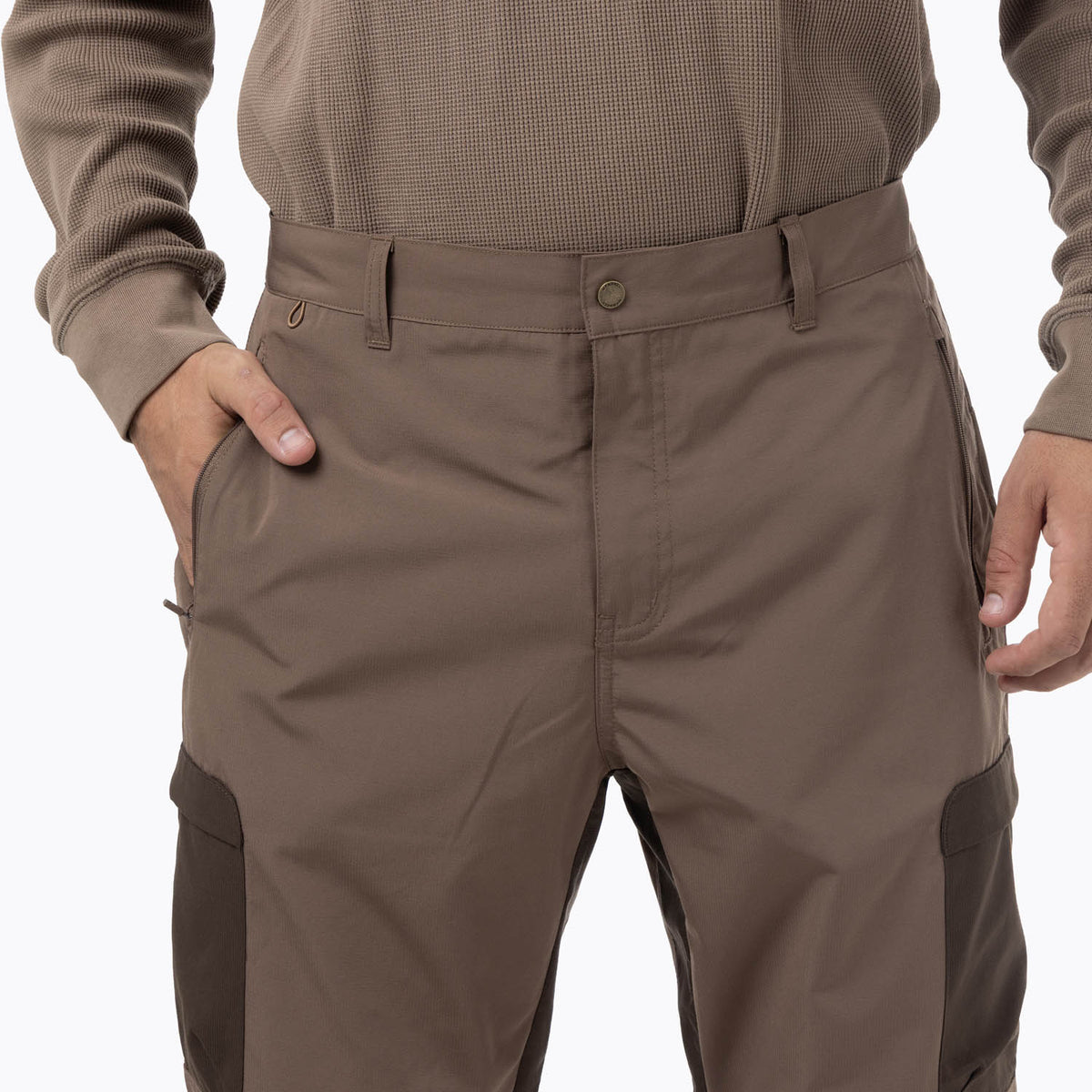 Pantalon Hombre Yoxis Technical With Pre-Shaped Knees Café Merrell