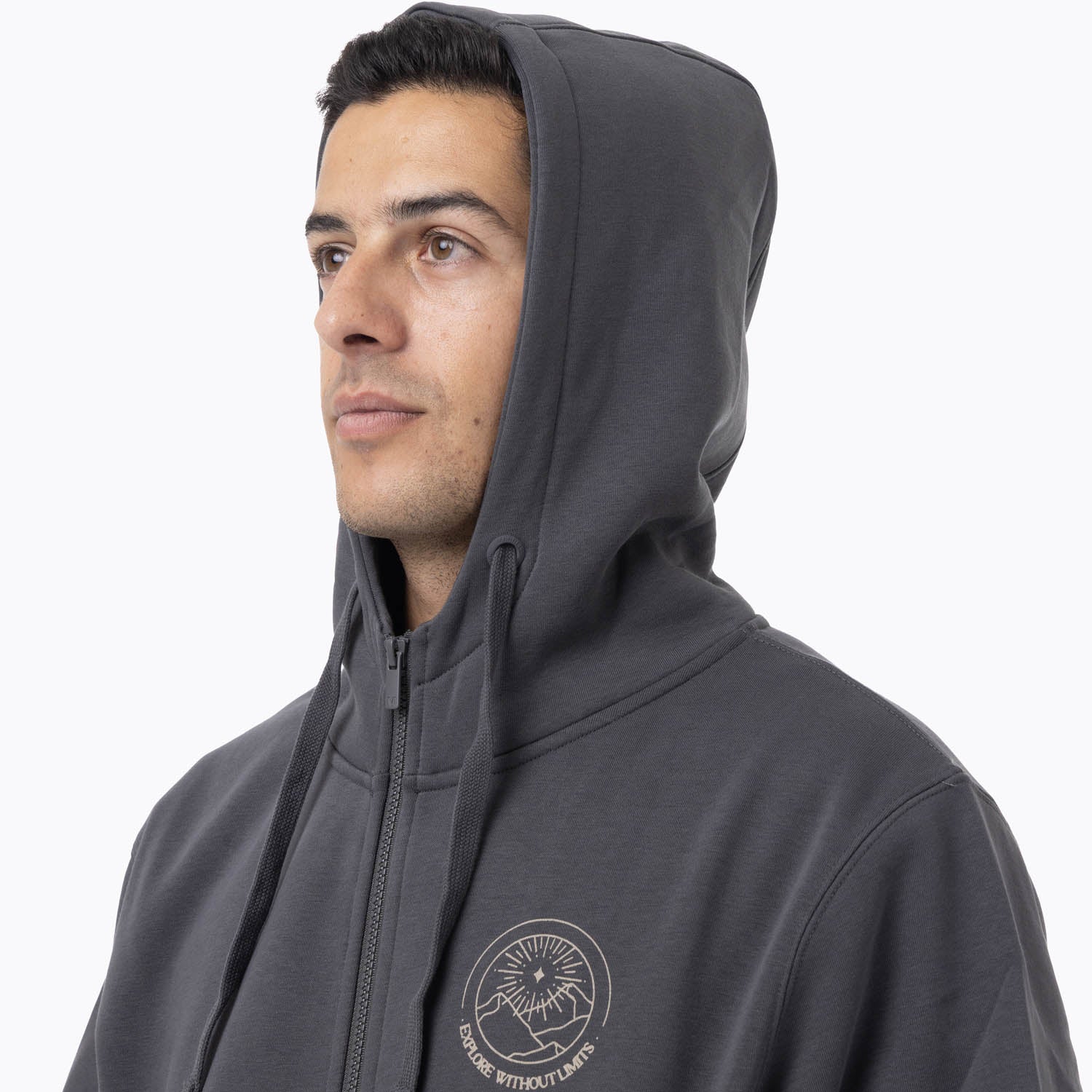 Poleron Hombre Lexyos Gris Oscuro Merrell