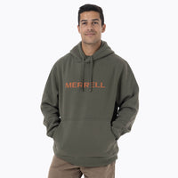 Poleron Hombre Logo Hoodie Verde Merrell
