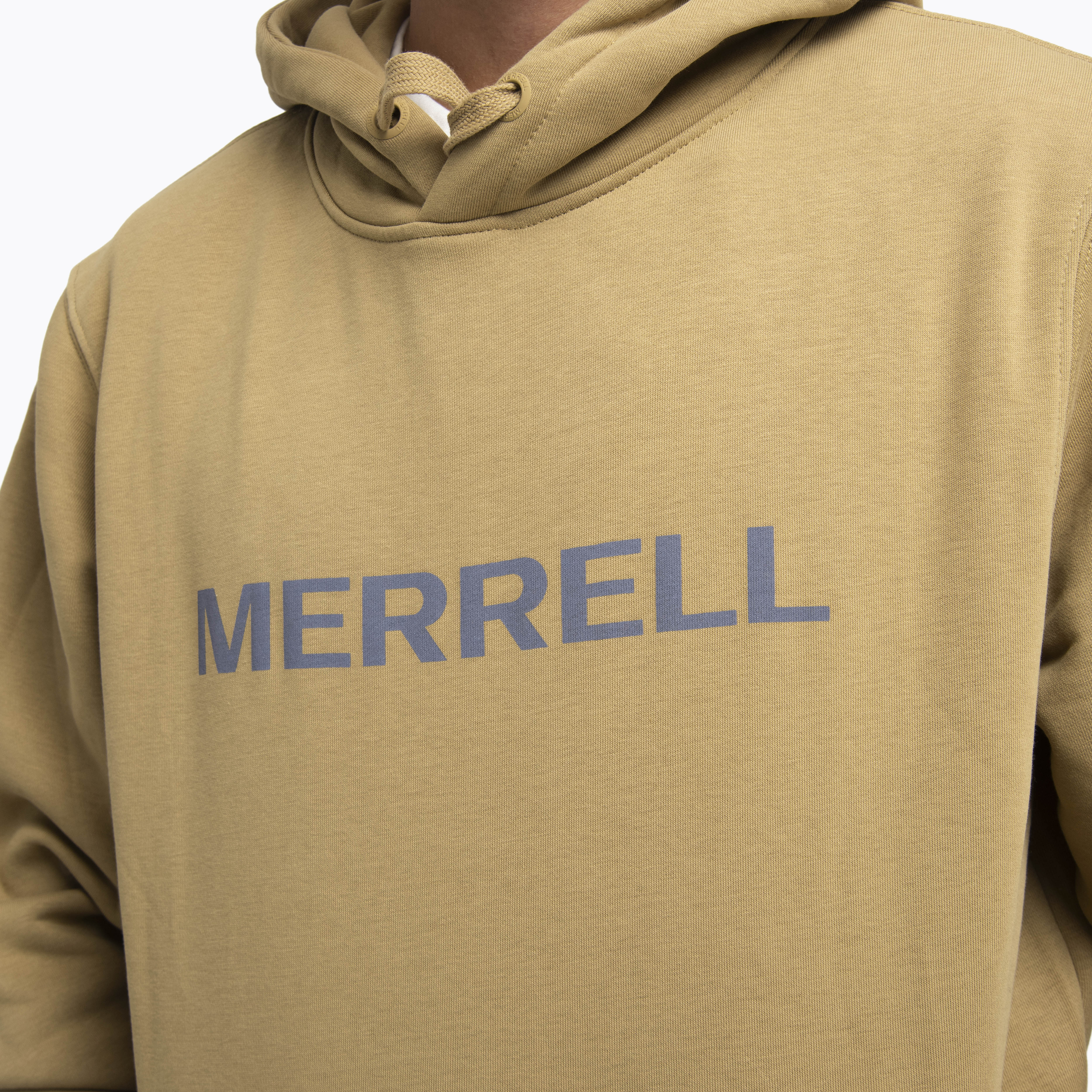 Poleron Hombre Logo Hoodie Mostaza Merrell