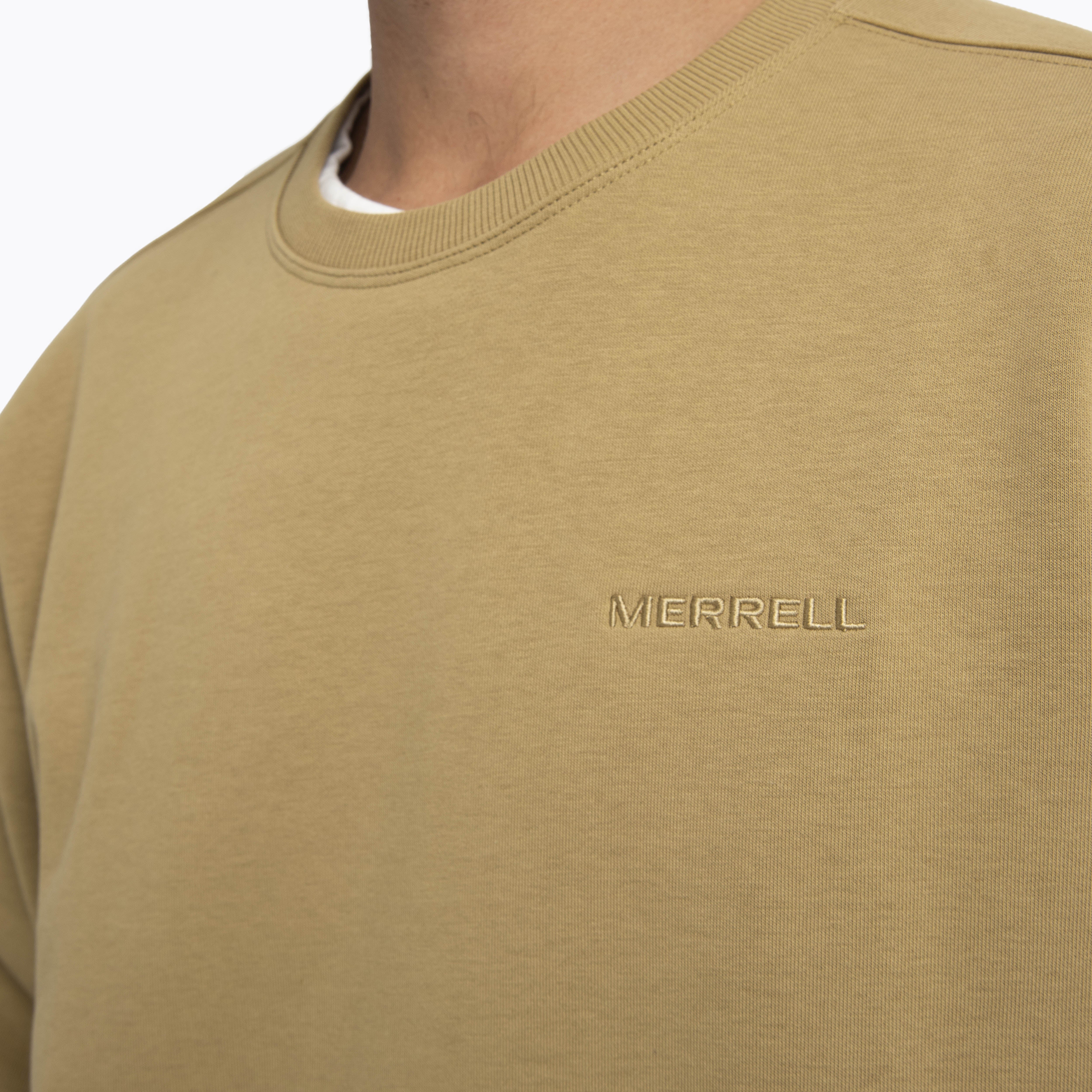 Poleron Hombre Heritage Crew Mostaza Merrell