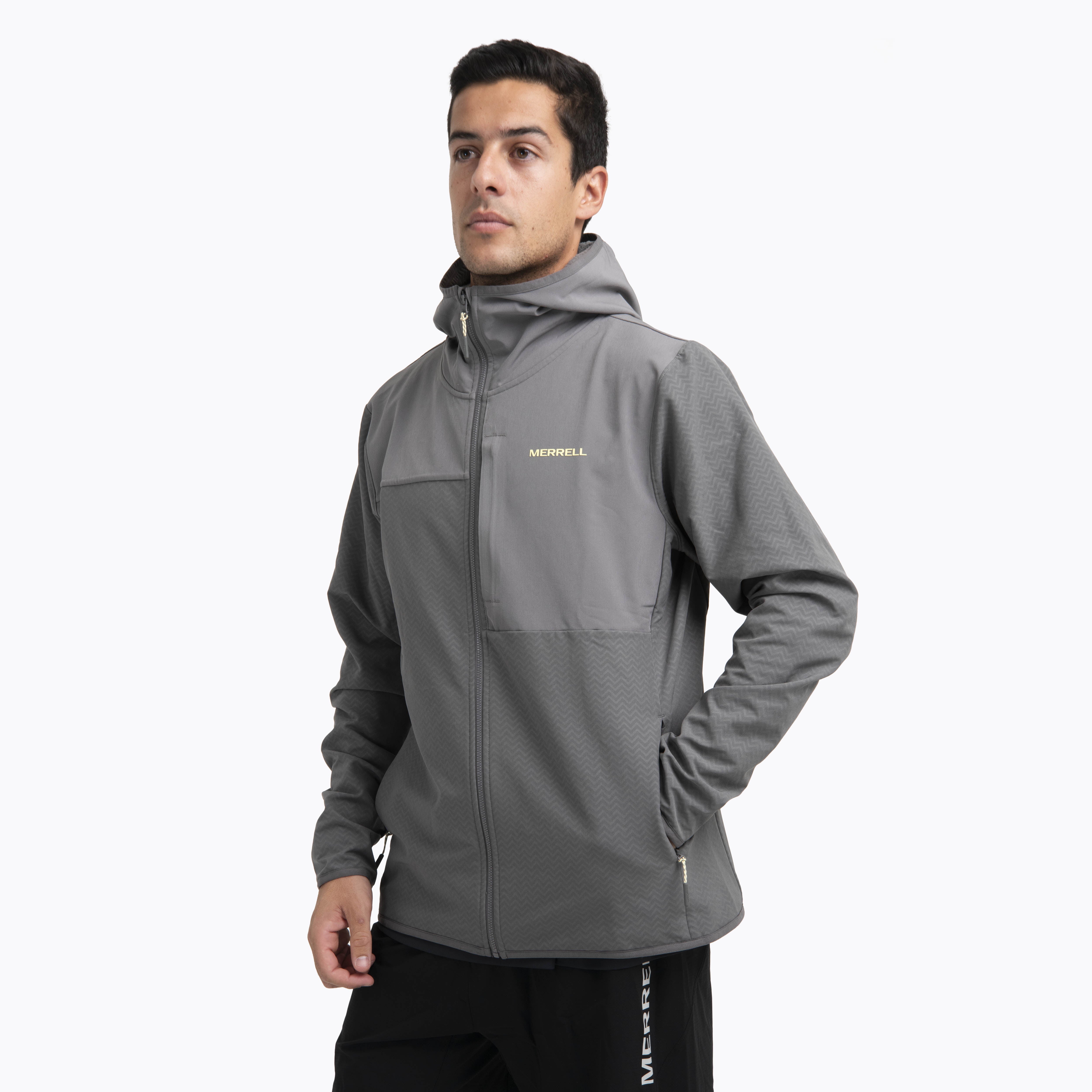 Polar Hombre Mezeis Softshell Gris Merrell