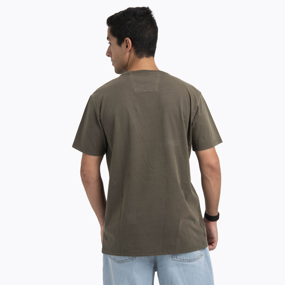 Polera Manga Corta Hombre Oeches Verde Oscuro Merrell