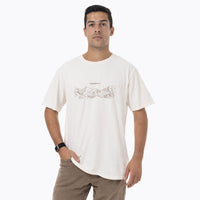 Polera Manga Corta Hombre Edeus Blanco Merrell