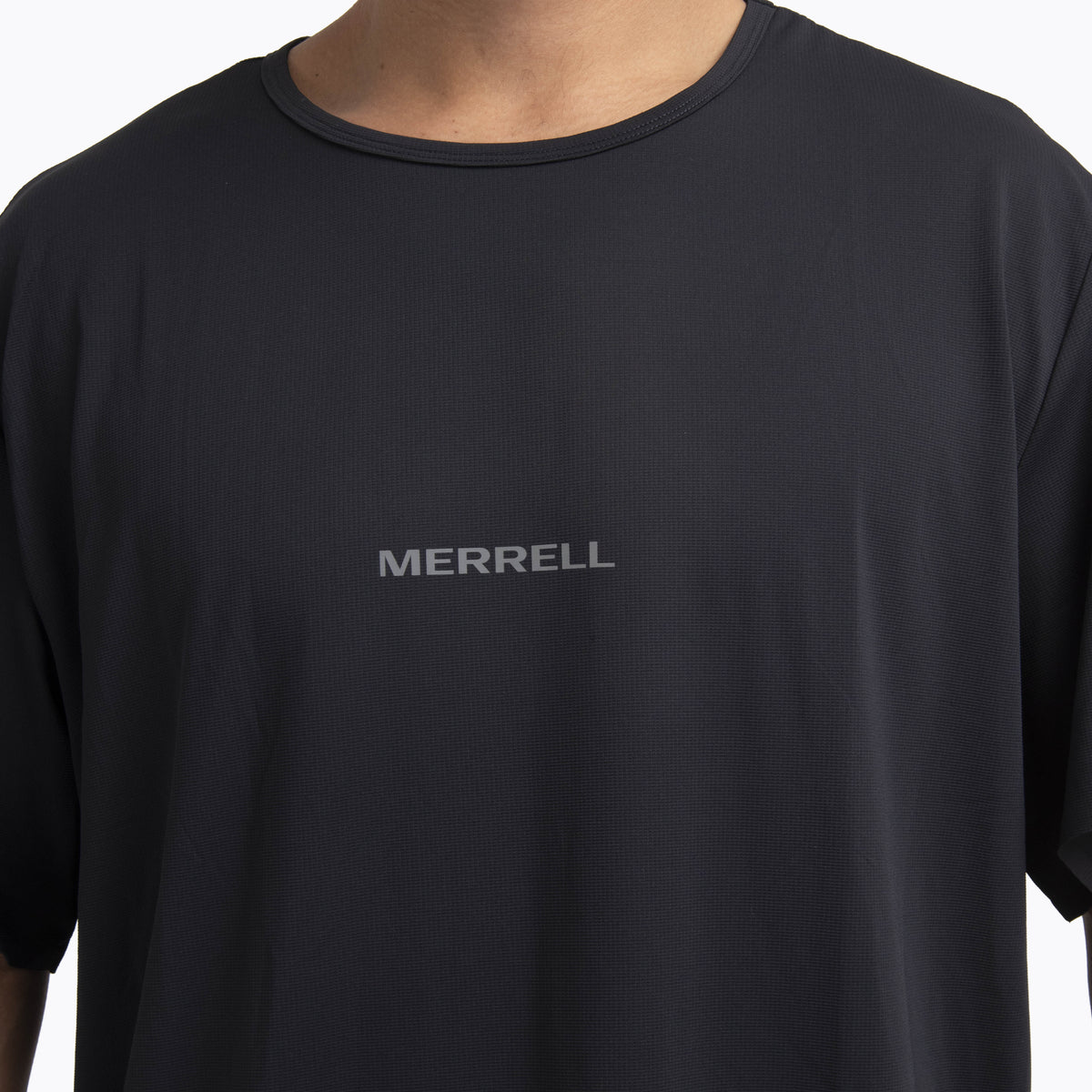 Polera Manga Corta Hombre Light Weight Trail Negro Merrell