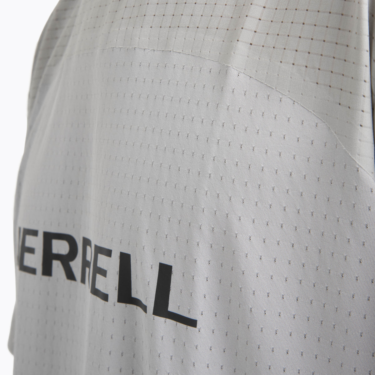 Polera Manga Corta Hombre Swift Trail Gris Oscuro Merrell