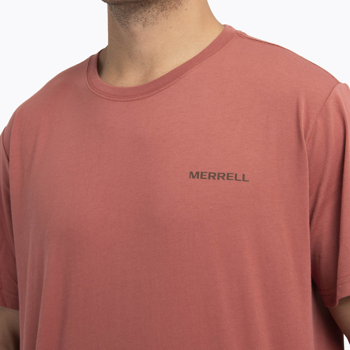 Polera Manga Corta Hombre Sapais Rojo Merrell