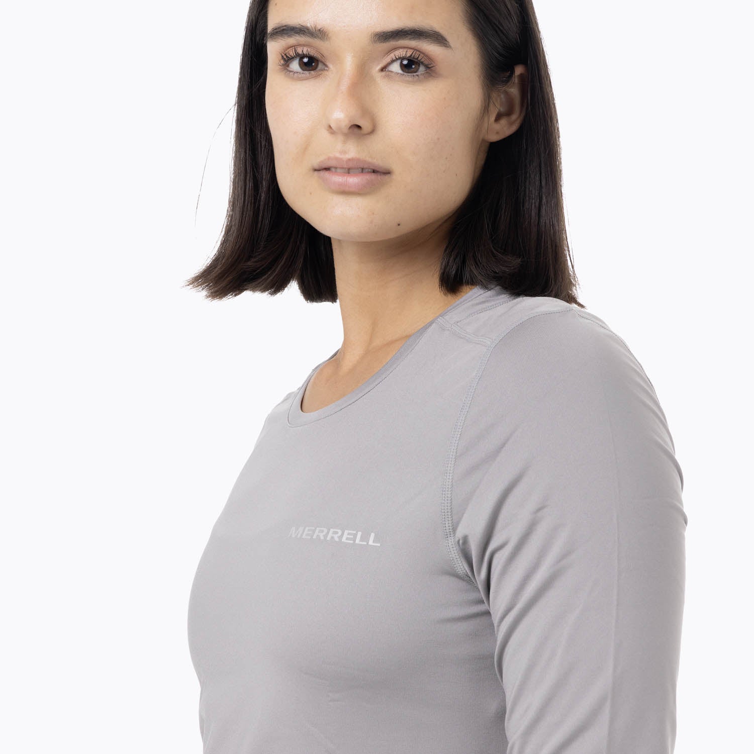 Primera Capa Superior Mujer First Layer Gris Merrell