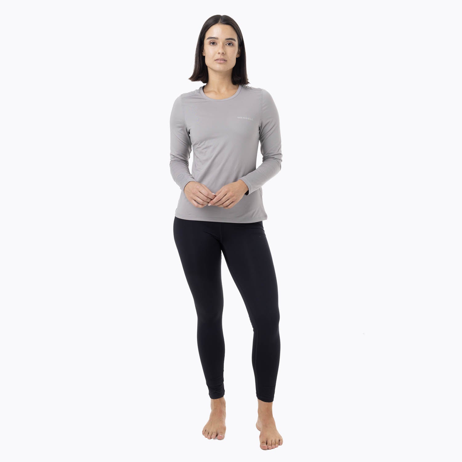 Primera Capa Superior Mujer First Layer Gris Merrell