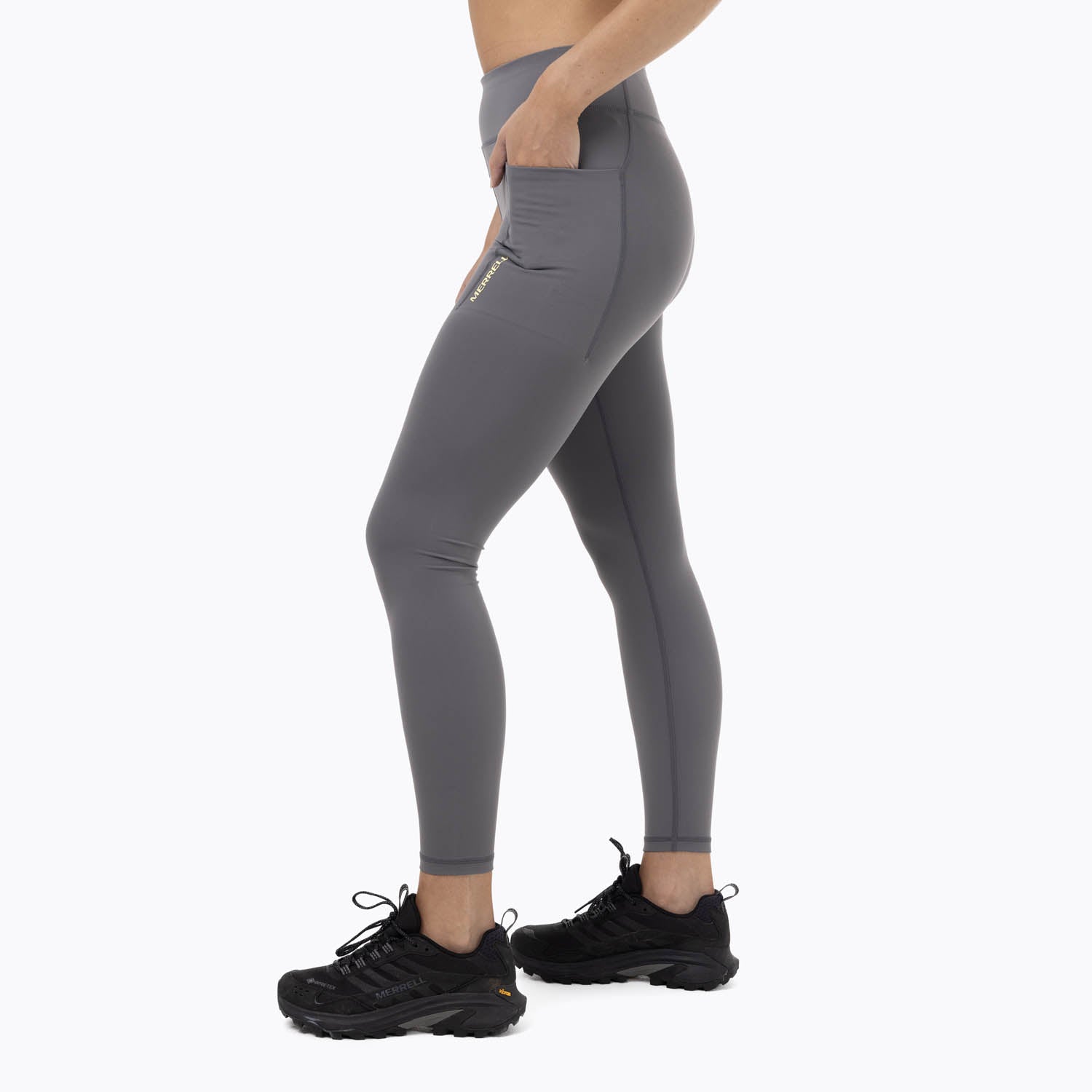 Calza Mujer Ankle Fit Legging Gris Merrell