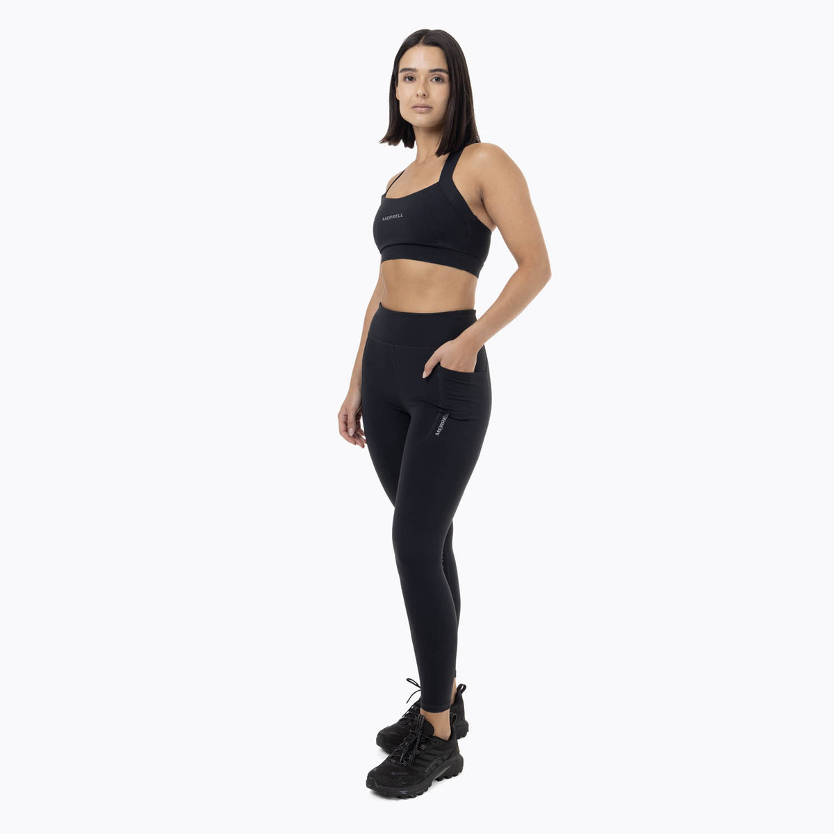 Calza Mujer Ankle Fit Legging Negro Merrell
