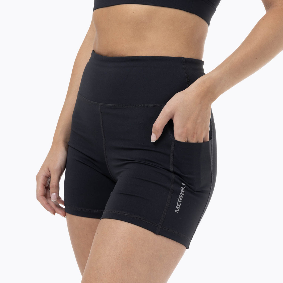 Short Mujer High Rise Negro Merrell