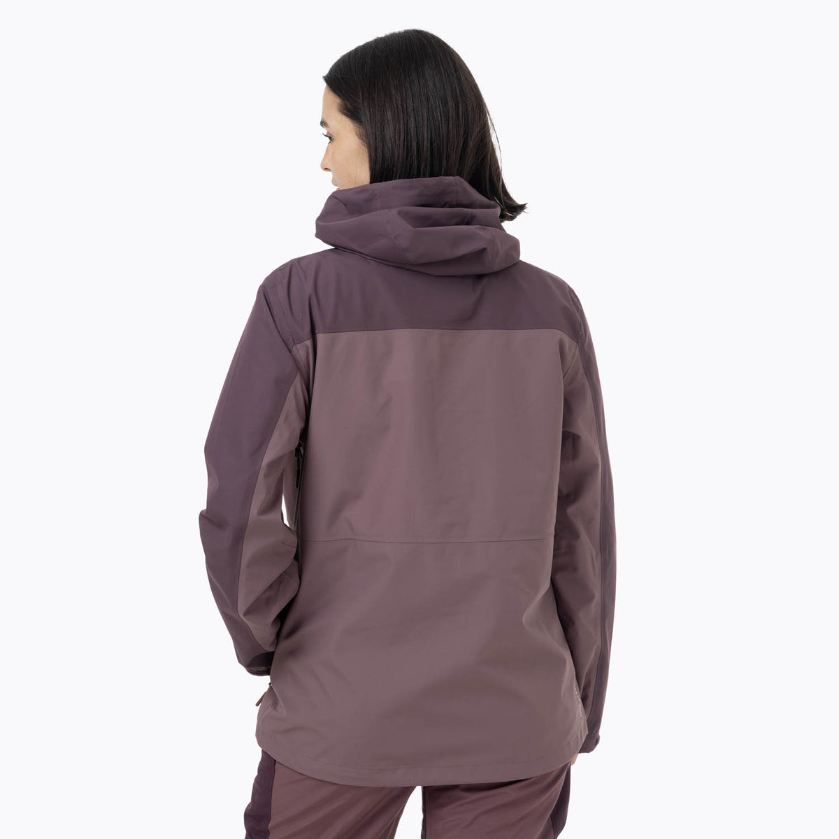 Impermeable Mujer Full Zipper Hardshell Morado Merrell