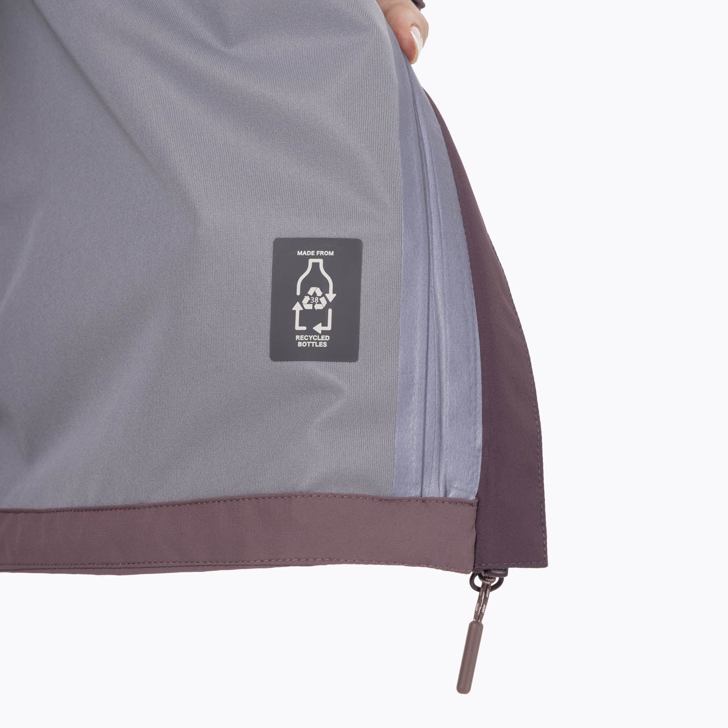 Impermeable Mujer Full Zipper Hardshell Morado Merrell