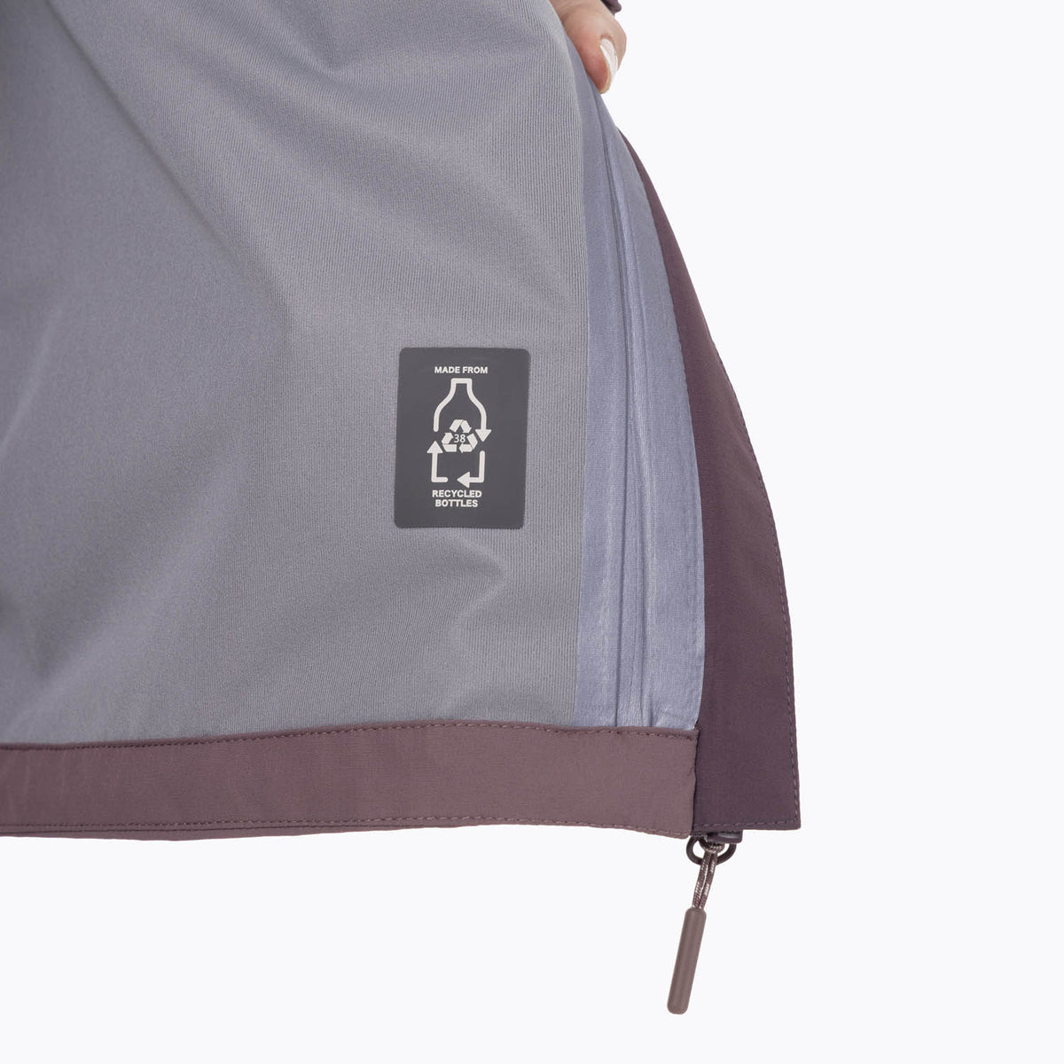 Impermeable Mujer Full Zipper Hardshell Morado Merrell