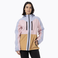 Impermeable Mujer Full Zipper Hardshell Multicolor Celeste Merrell