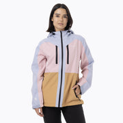 Impermeable Mujer Full Zipper Hardshell Multicolor Celeste Merrell