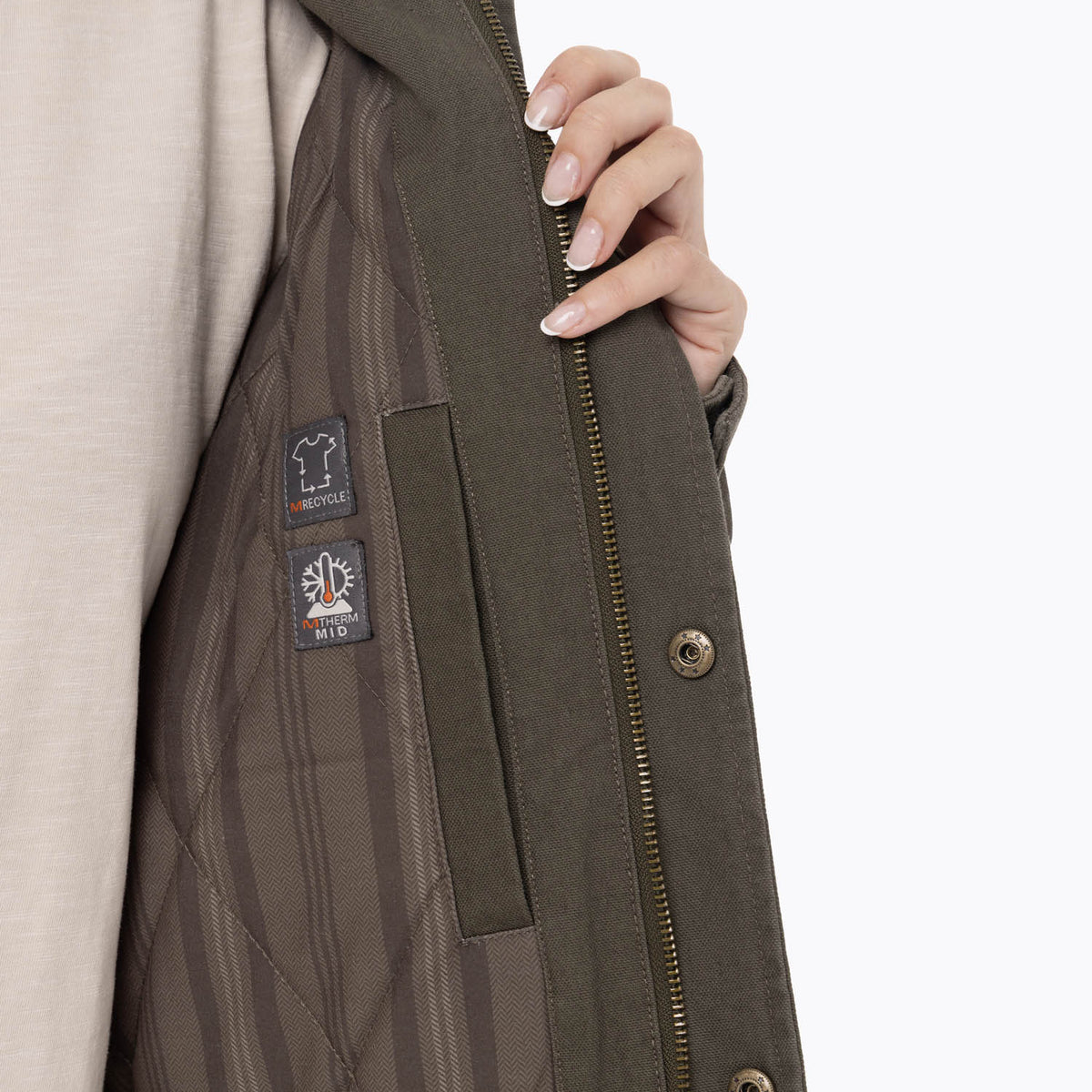 Chaqueta Mujer Lightly Padded Verde Merrell