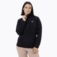 Polar Mujer Deches Snap Microfleece  Negro Merrell
