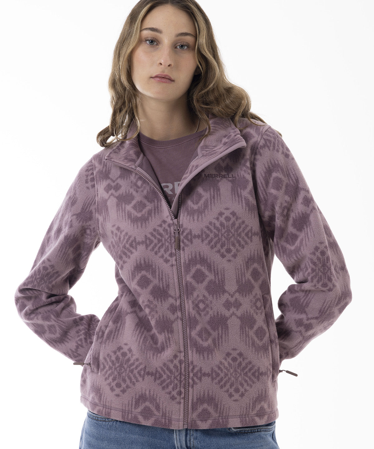 Polar Mujer Alpa Microfleece Morado Merrell