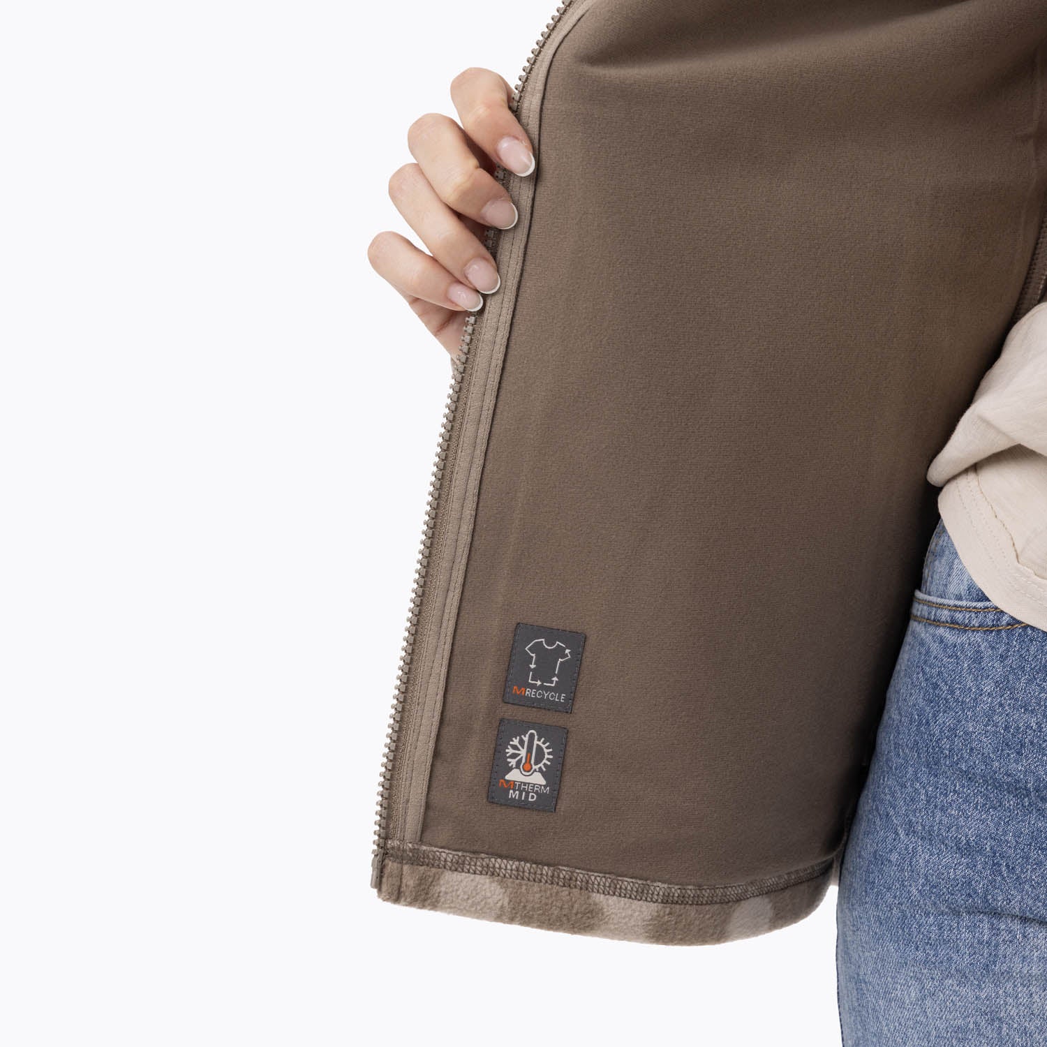 Polar Mujer Alpa Microfleece Café Merrell