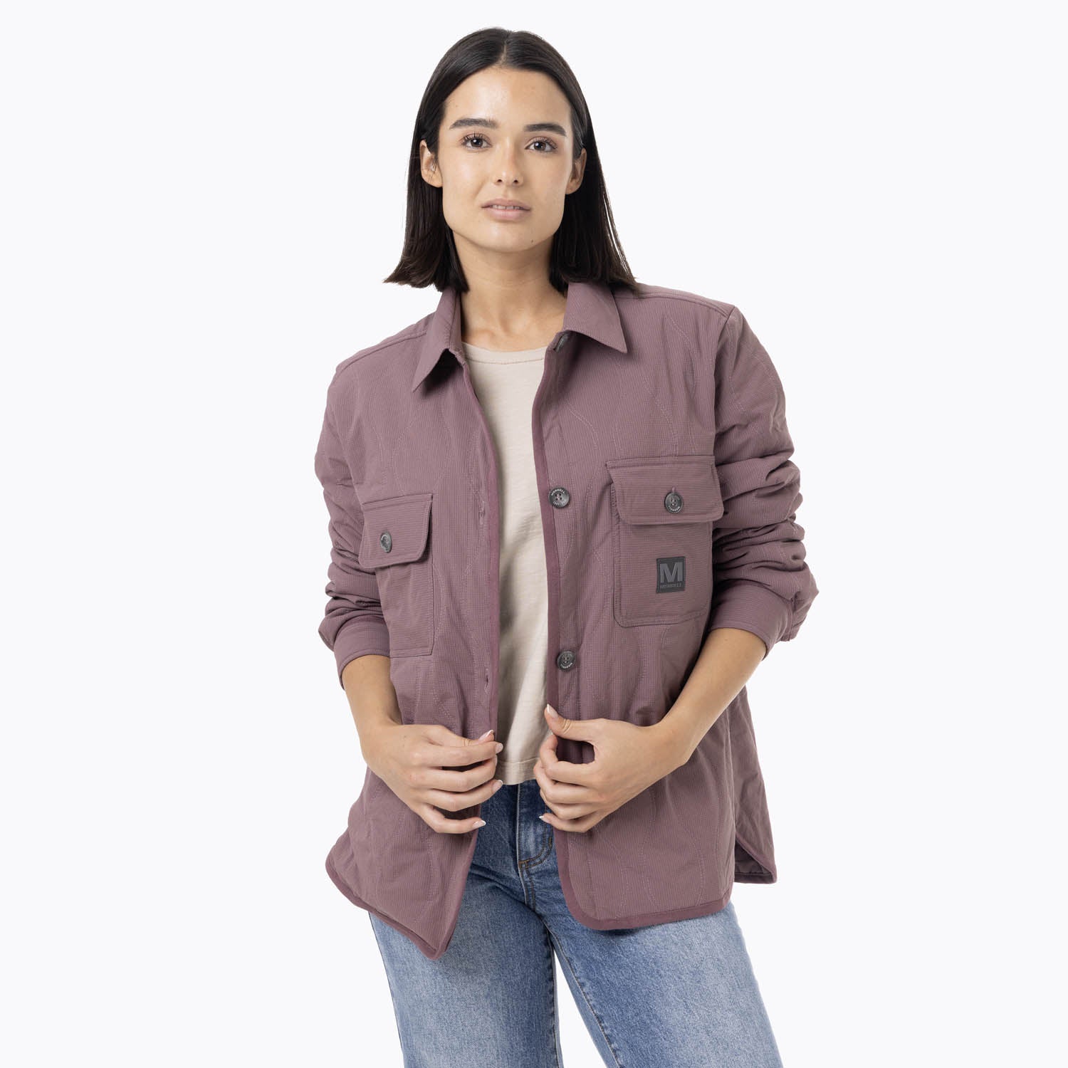 Chaqueta Mujer Full Zipper Morado Merrell