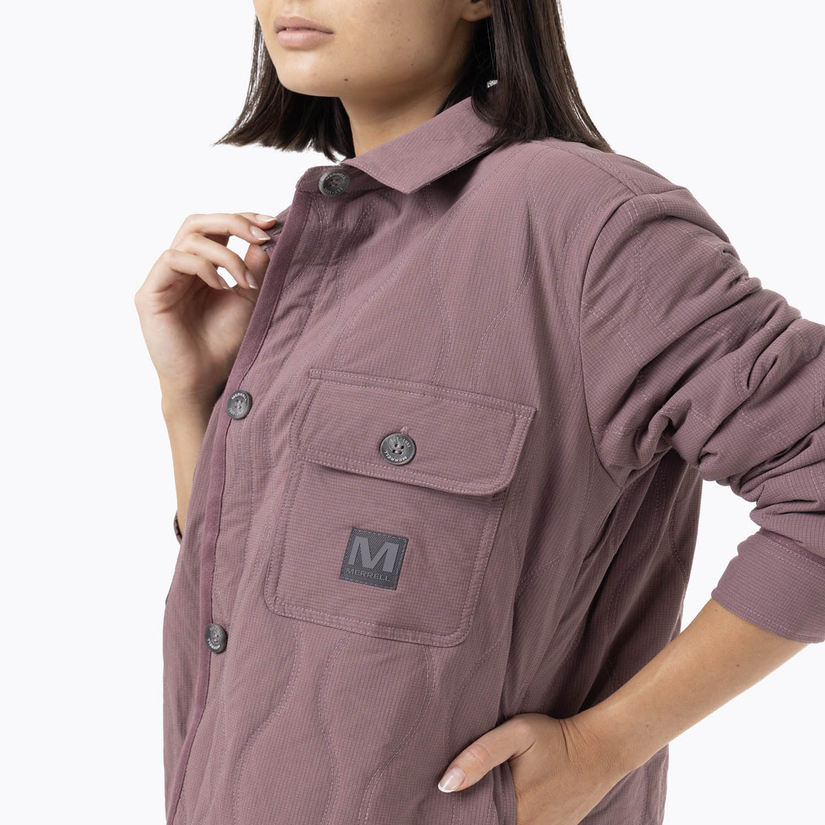 Chaqueta Mujer Full Zipper Morado Merrell