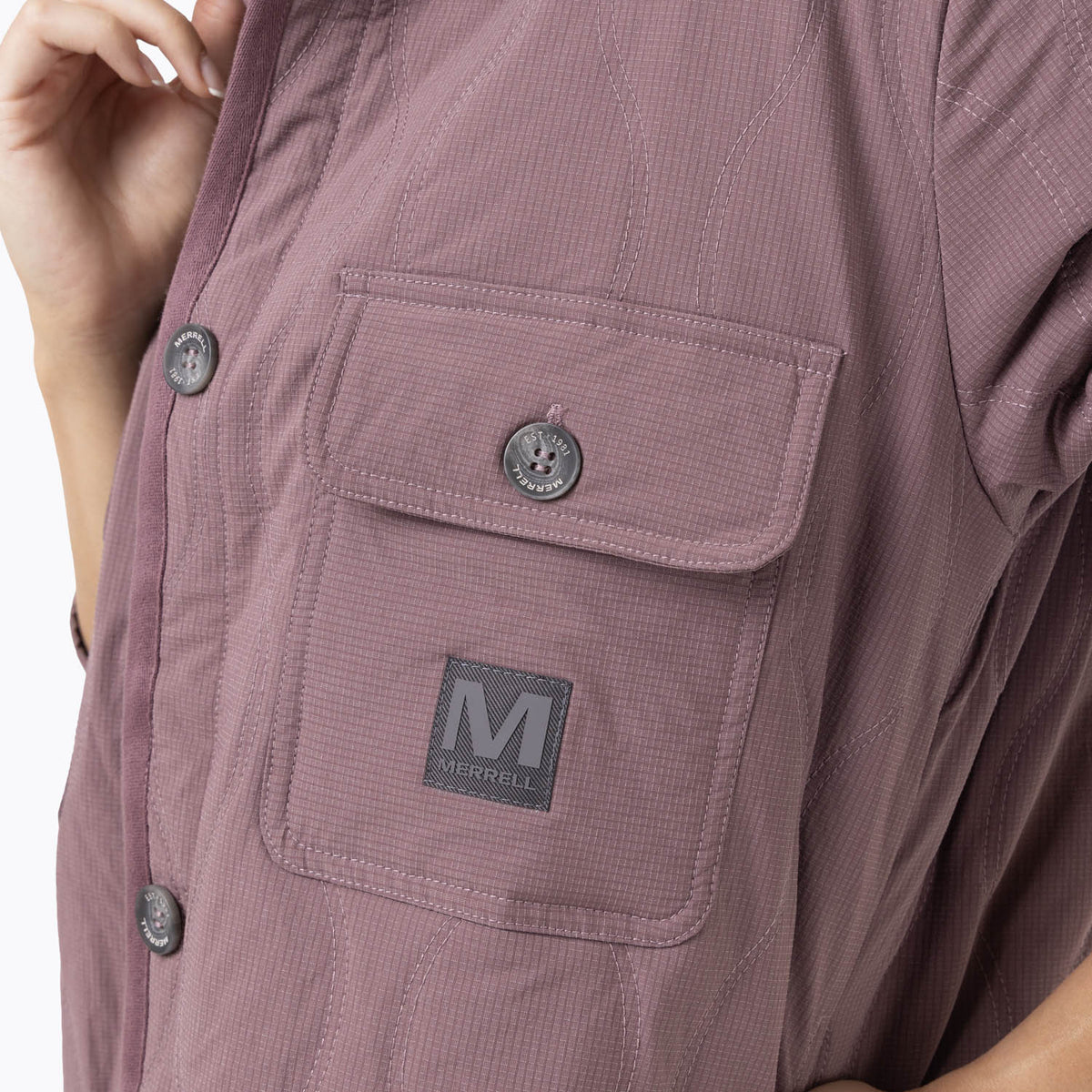 Chaqueta Mujer Full Zipper Morado Merrell