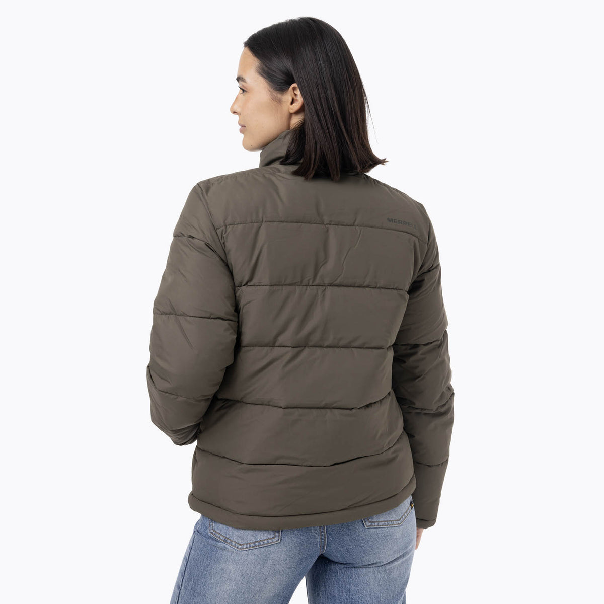 Parka Mujer Puffa Verde Merrell