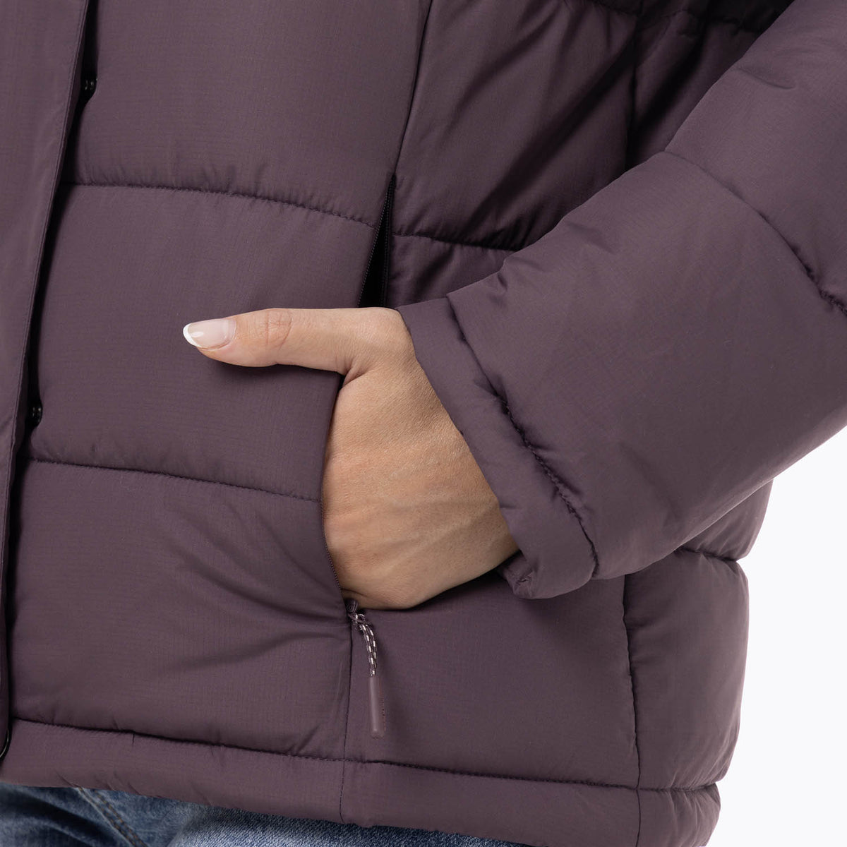 Parka Mujer Puffa Morado Merrell