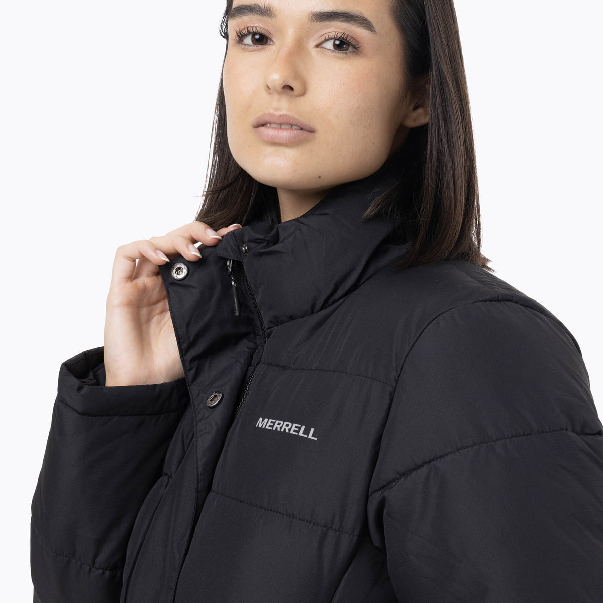 Parka Mujer Puffa Negro Merrell