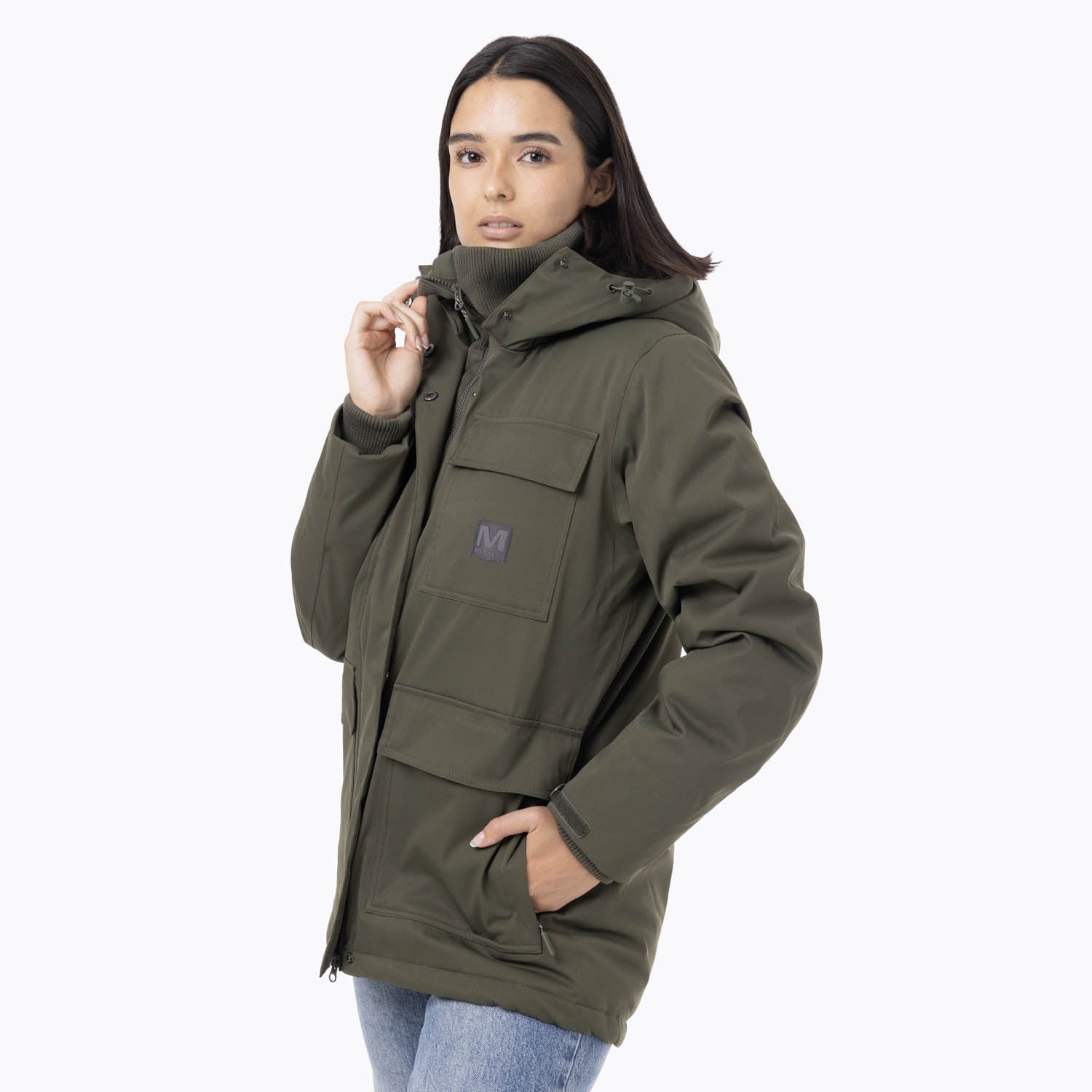 Parka Mujer Long Verde Merrell