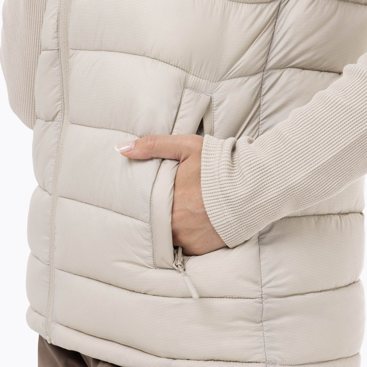 Parka Sin Mangas Mujer Hazeis Beige Merrell