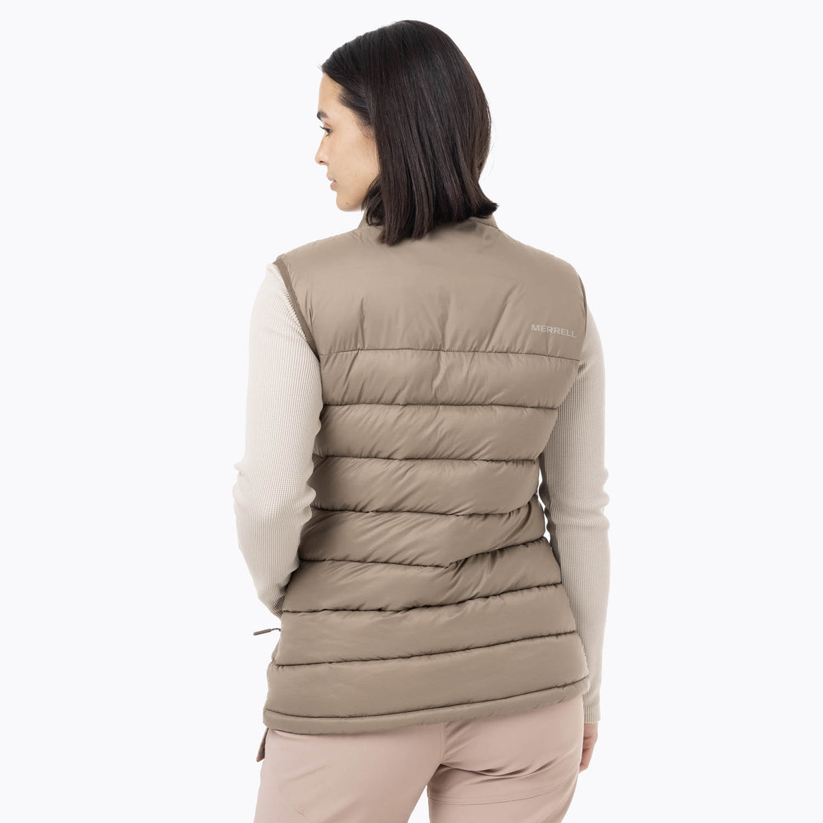 Parka Sin Mangas Mujer Hazeis Café Merrell