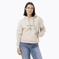 Poleron Mujer Logo Hoodie Beige Merrell