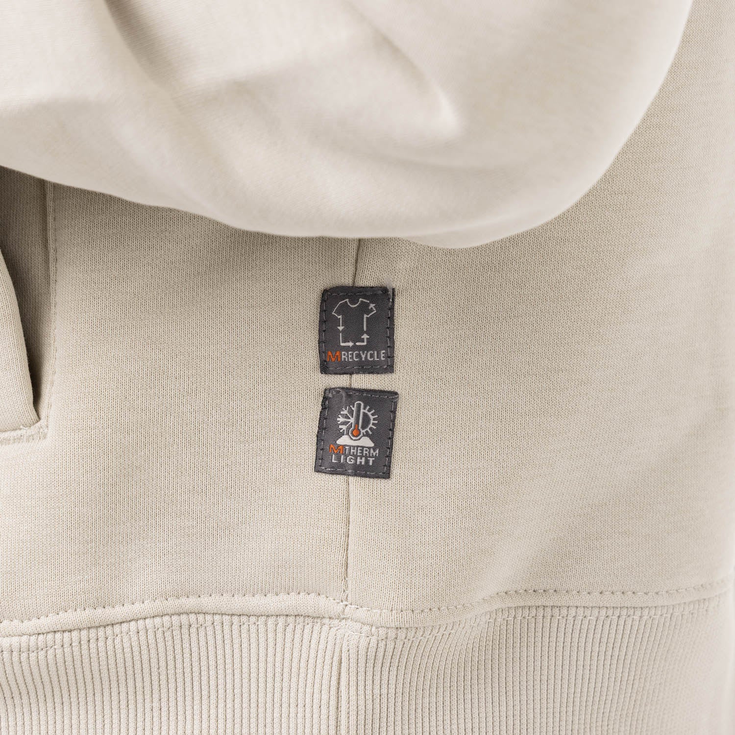 Poleron Mujer Logo Hoodie Beige Merrell