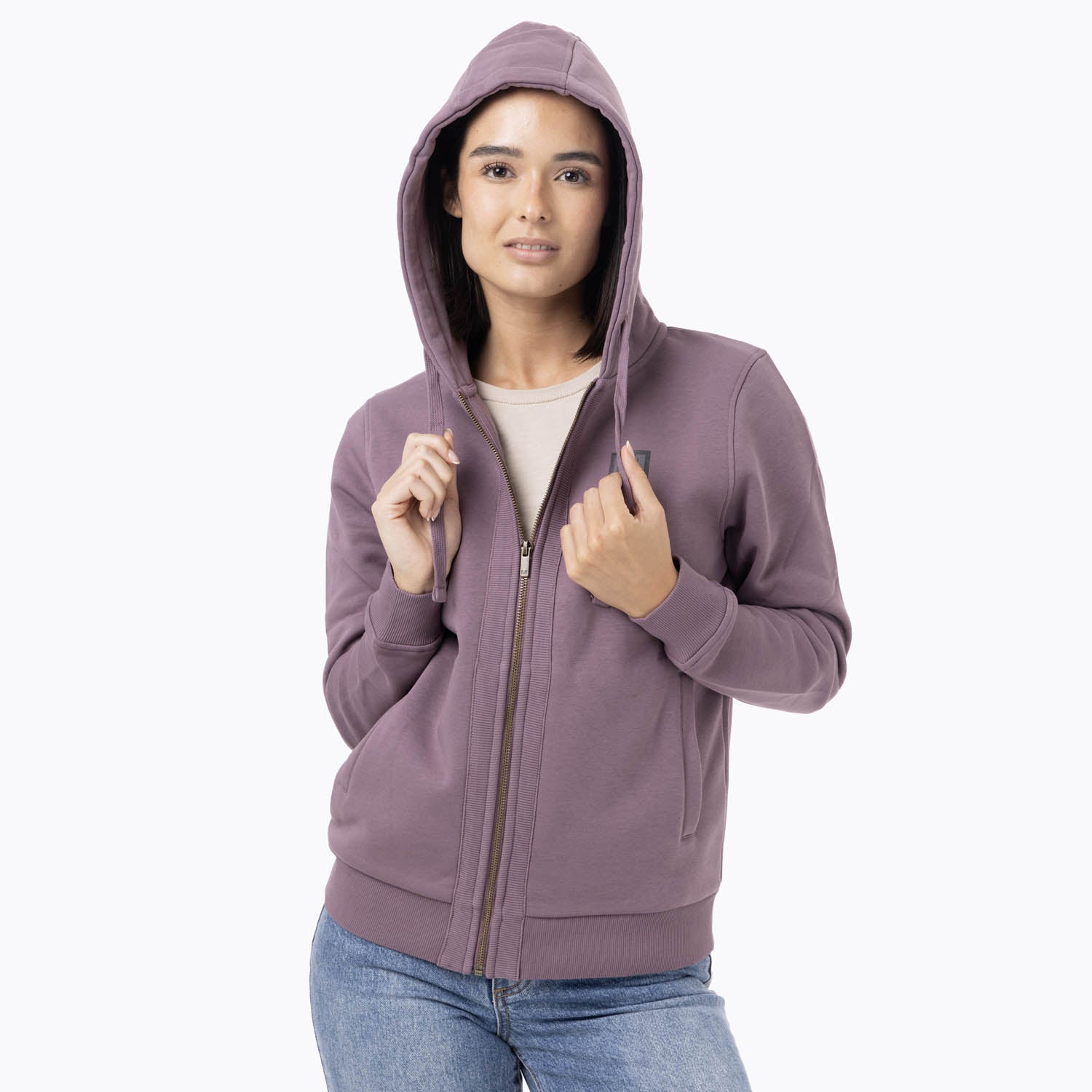 Poleron Mujer Fz Hoodie Morado Merrell